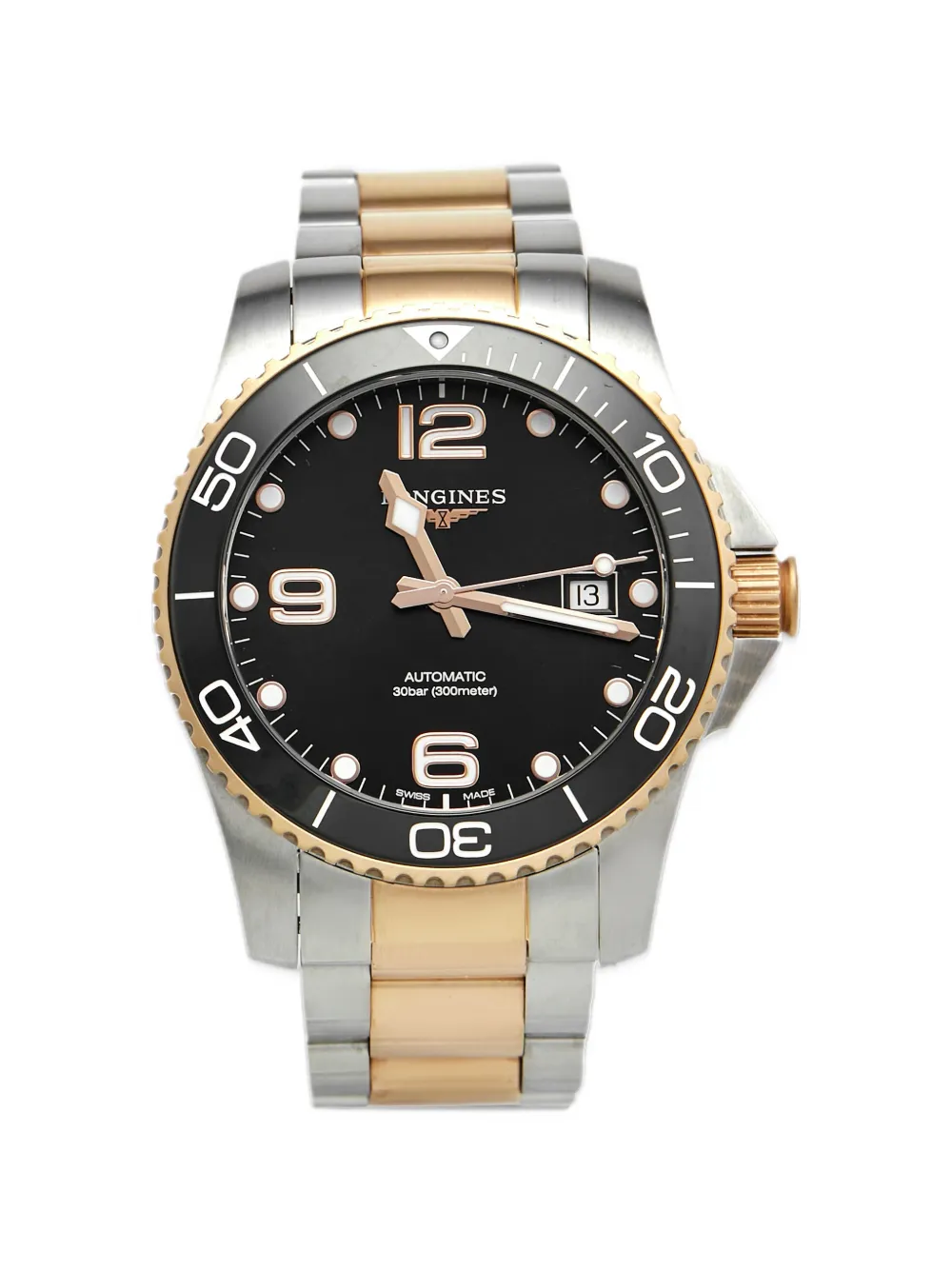 Longines HydroConquest 41mm watch - Nero
