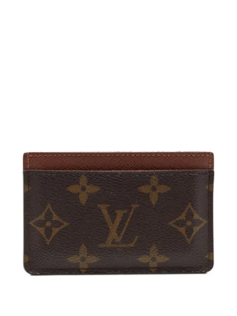Louis Vuitton Pre-Owned Portacarte in tela con monogramma