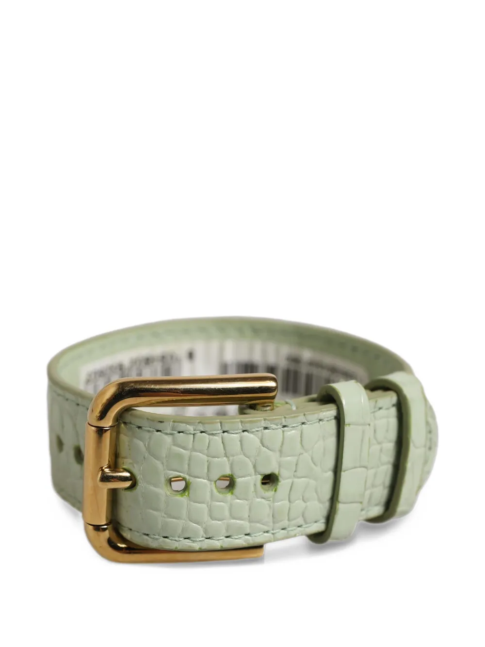 Dolce & Gabbana textured leather bracelet - Toni neutri