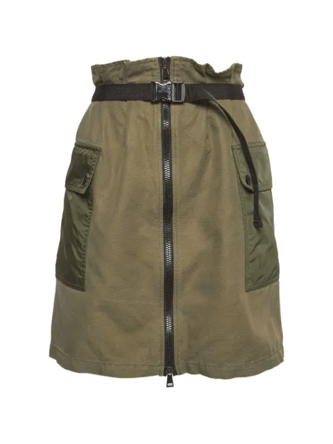 Moncler belted cargo skirt