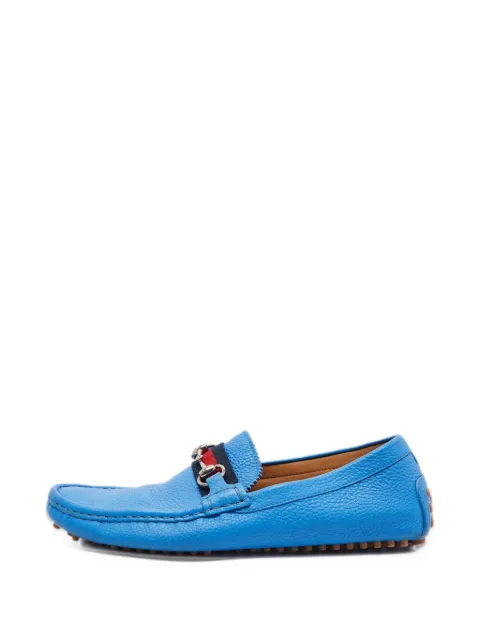 Gucci Pre-Owned Horsebit leather loafers