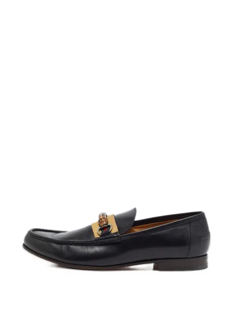 Gucci Pre-Owned Bamboo Horsebit loafers