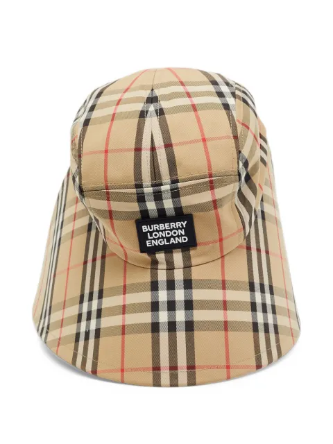 Burberry Pre-Owned checked logo cap