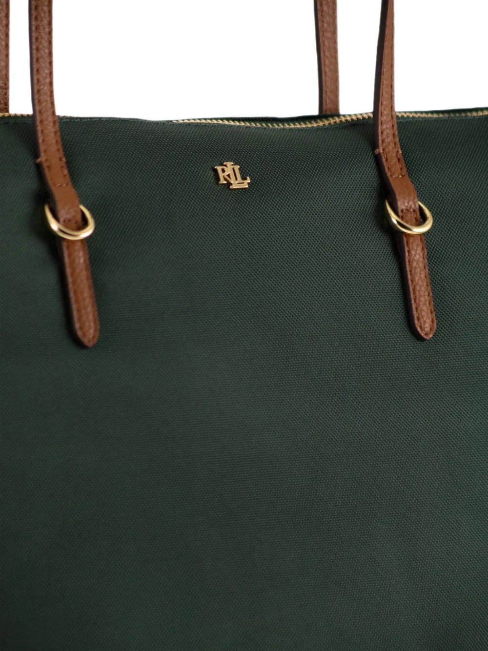 Lauren Ralph Lauren Schoudertas met logo plakkaat Groen