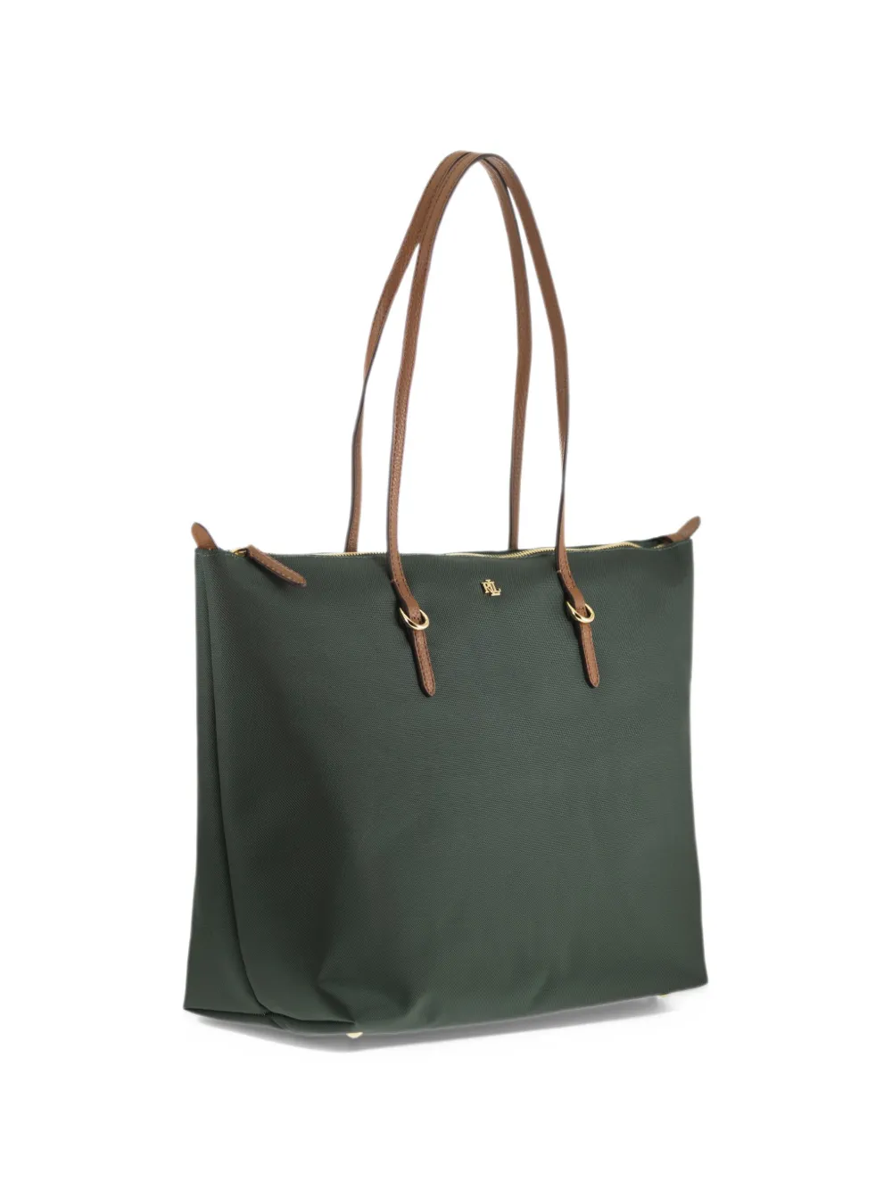 Lauren Ralph Lauren Schoudertas met logo plakkaat Groen