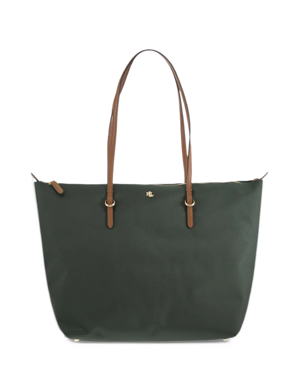 Lauren Ralph Lauren Schoudertas met logo plakkaat Groen