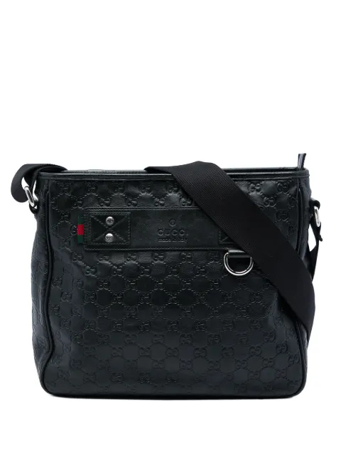Gucci Pre-Owned 2016-2026 Guccissima Web crossbody bag