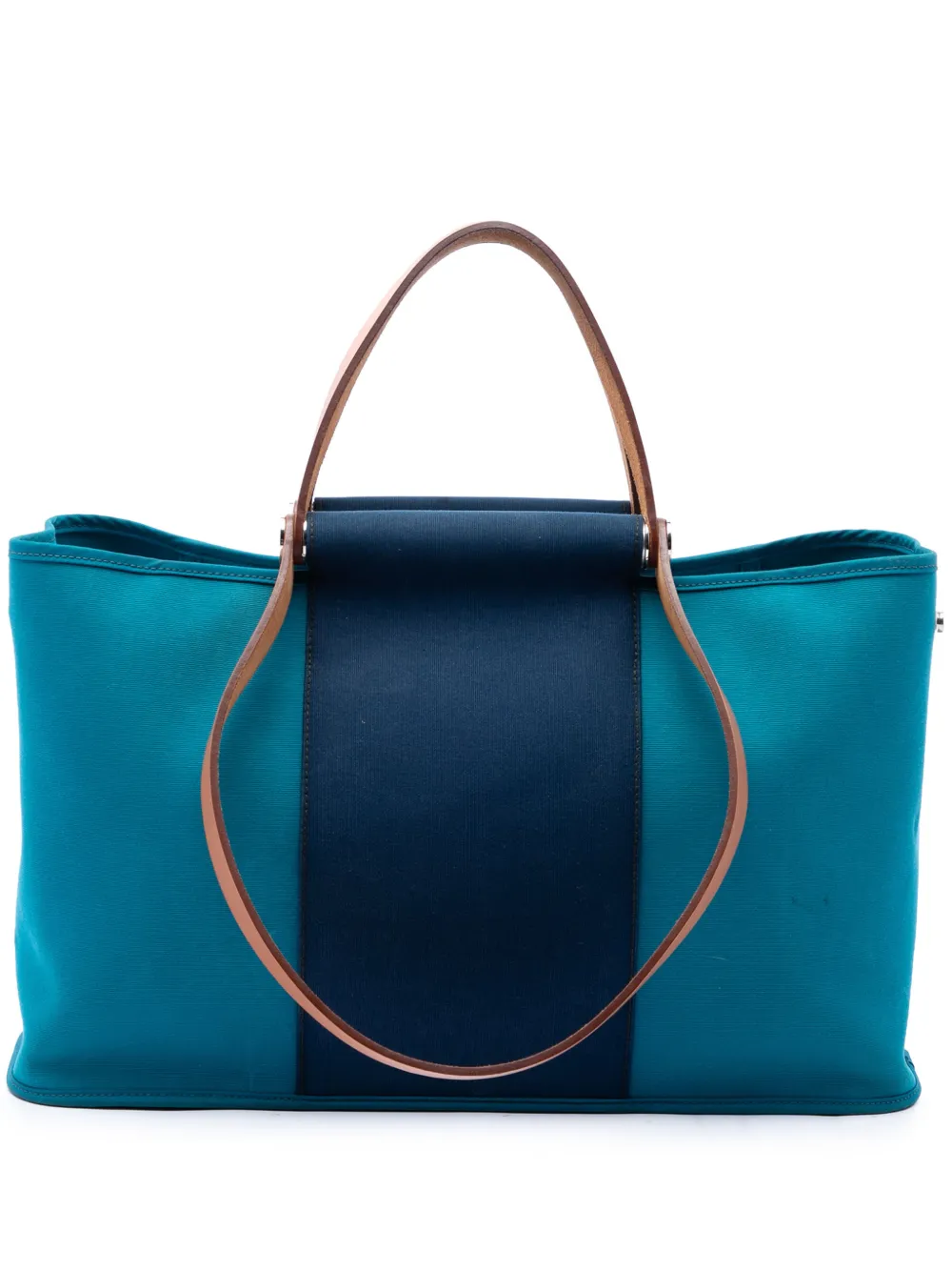 Hermès Pre-Owned 2013 Bicolor Toile Cabag Elan PM satchel - Blu