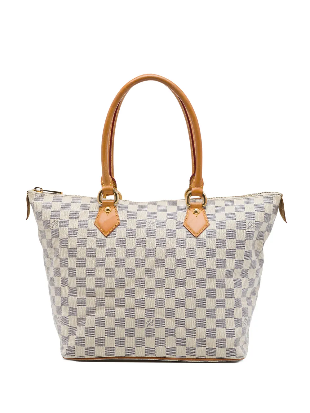 Louis Vuitton Pre-Owned 2008 Damier Azur Saleya MM tote bag - Bianco