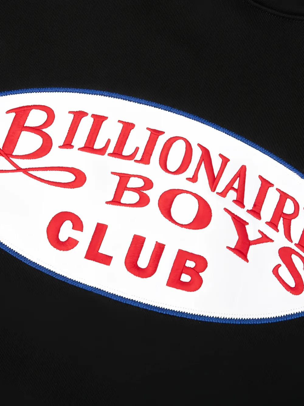 Billionaire Boys Club logo-print cotton hoodie Zwart