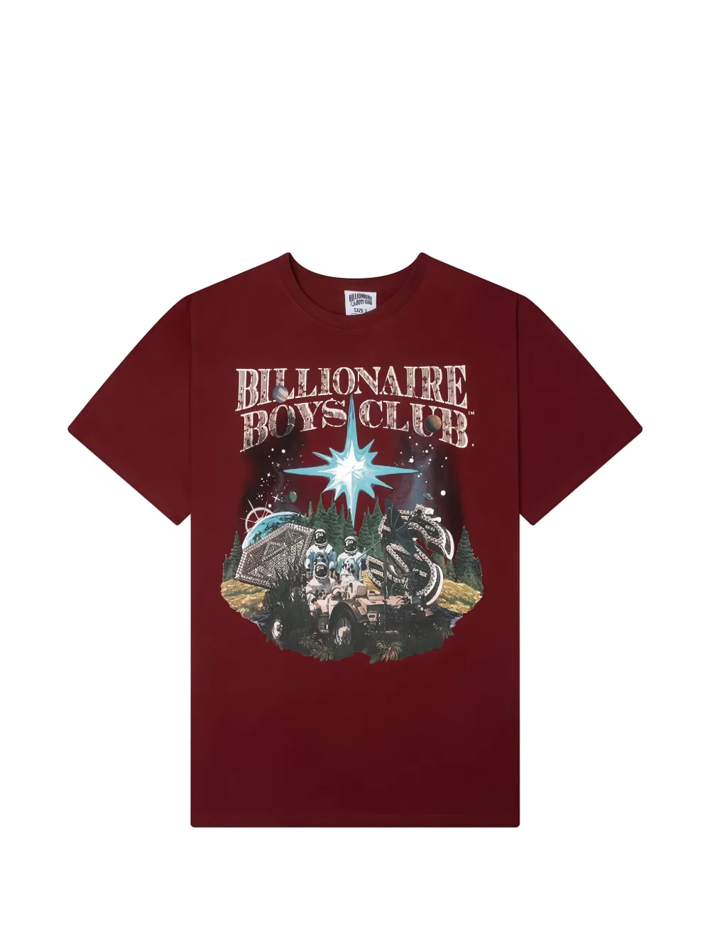 Billionaire Boys Club graphic-print T-shirt Rood
