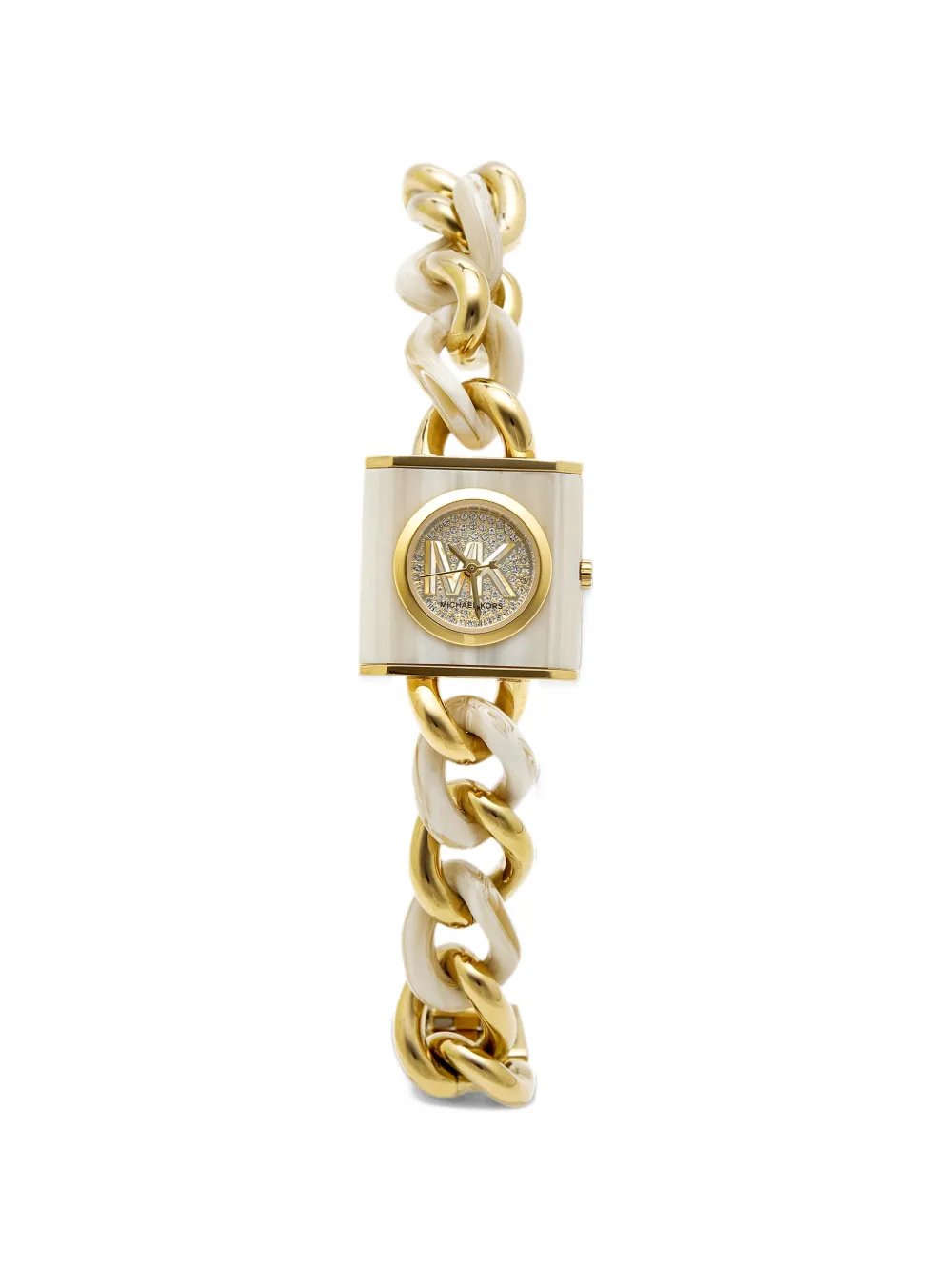 Michael Kors Vintage Chain Lock 25mm watch - Oro
