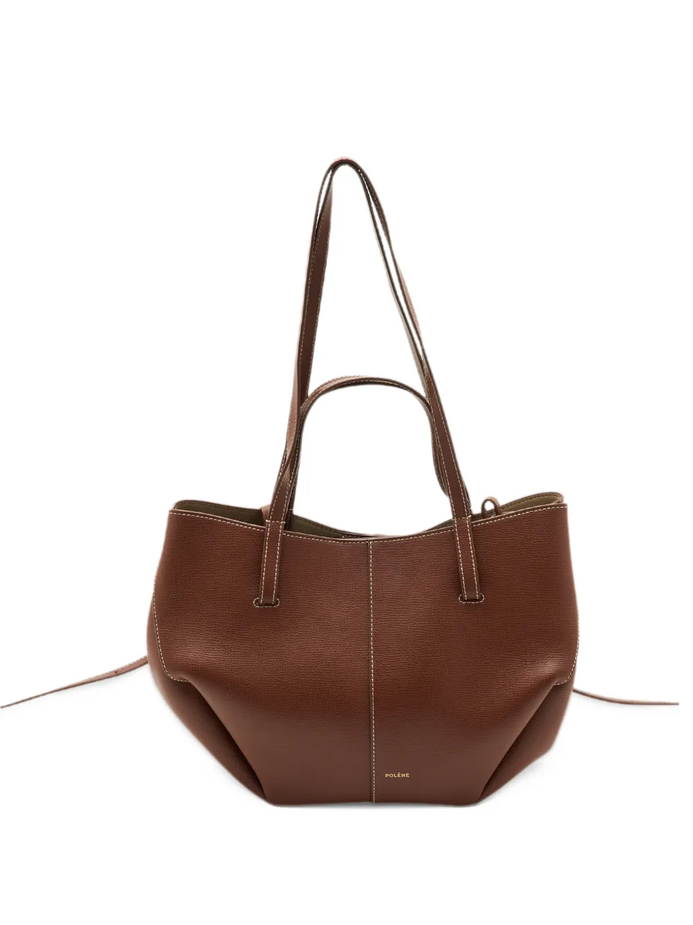 Polène mini Cyme tote bag - Marron Polène mini Cyme tote bag - Marron