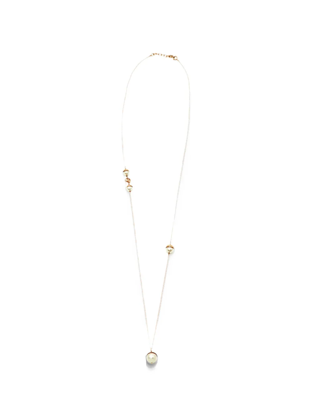 Christian Dior Pre-Owned Tribales faux-pearl necklace - Oro