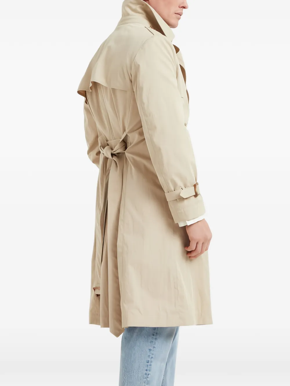 Brunello Cucinelli double-breasted trench coat Beige