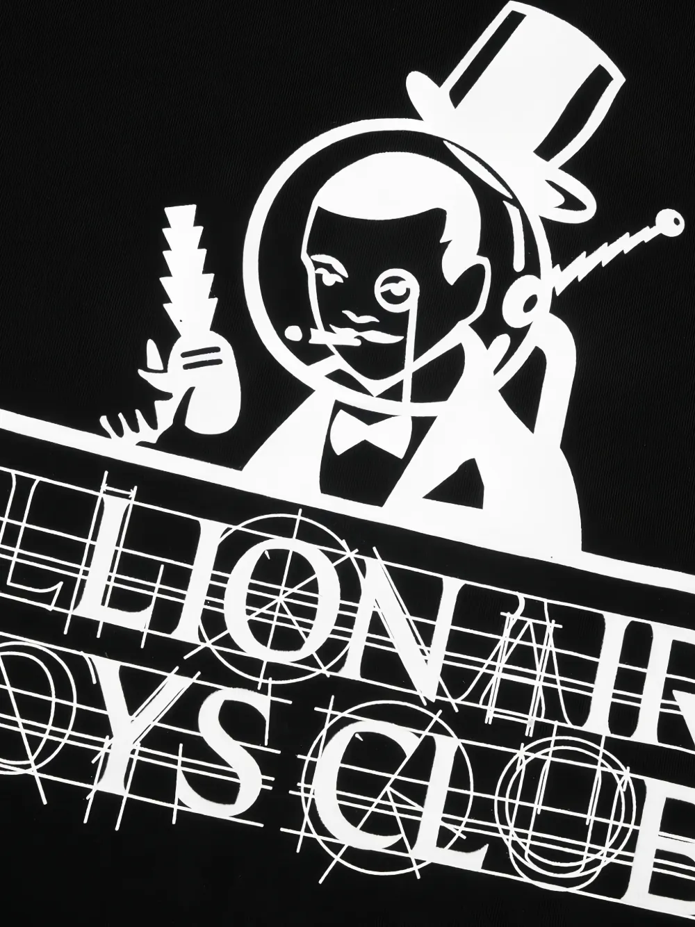 Billionaire Boys Club Blueprint SS graphic-print T-shirt Zwart