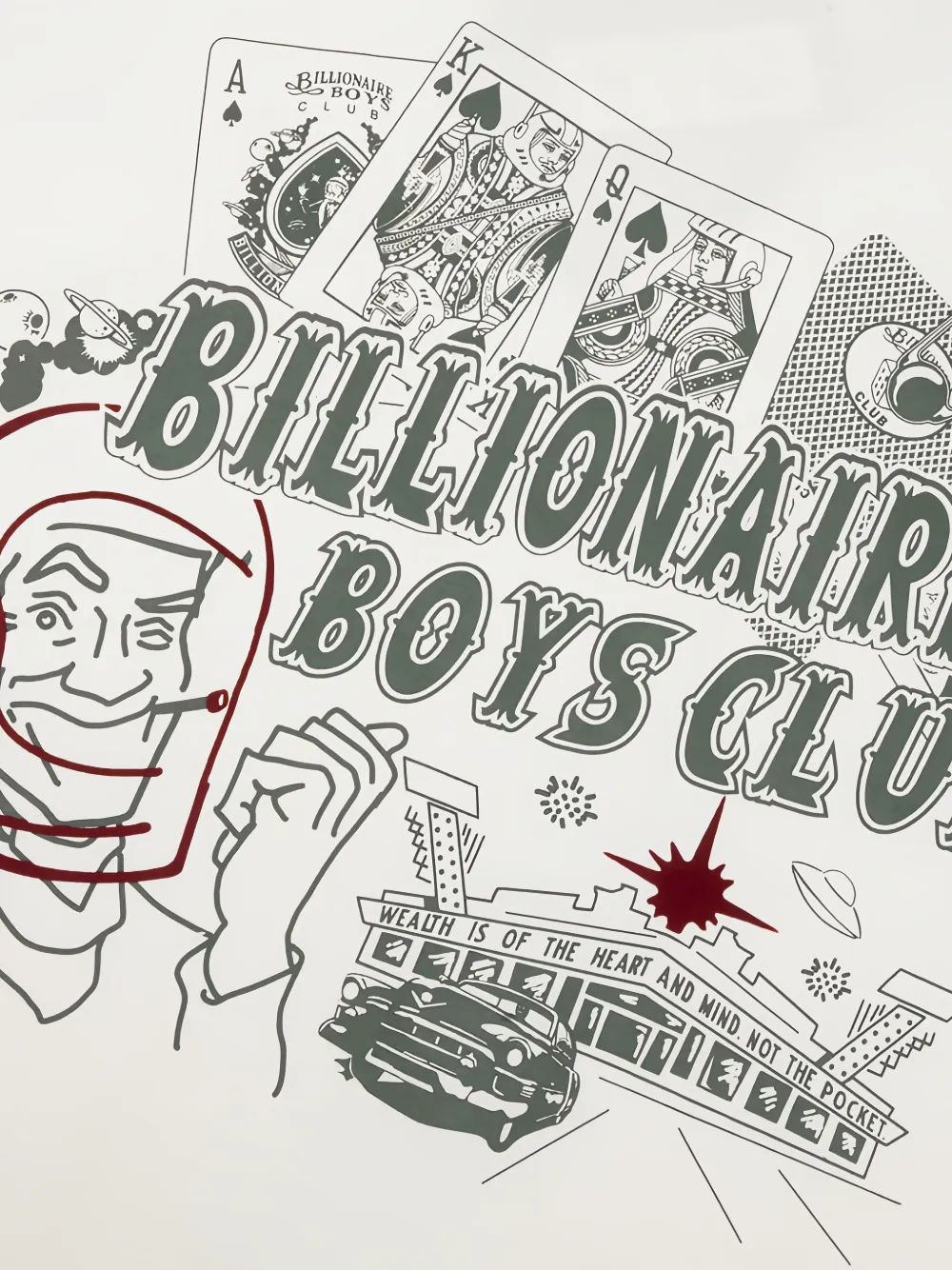 Billionaire Boys Club Space Deck T-shirt Beige
