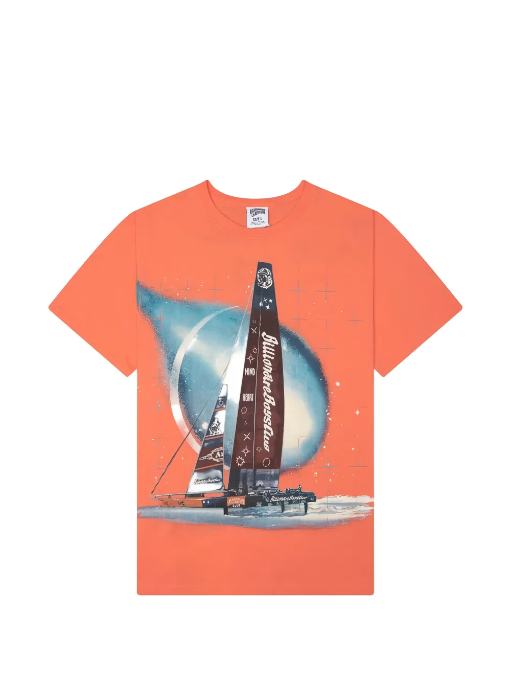 Billionaire Boys Club graphic-print T-shirt Oranje