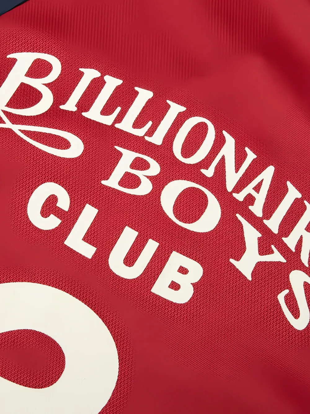 Billionaire Boys Club logo-print panelled T-shirt Rood