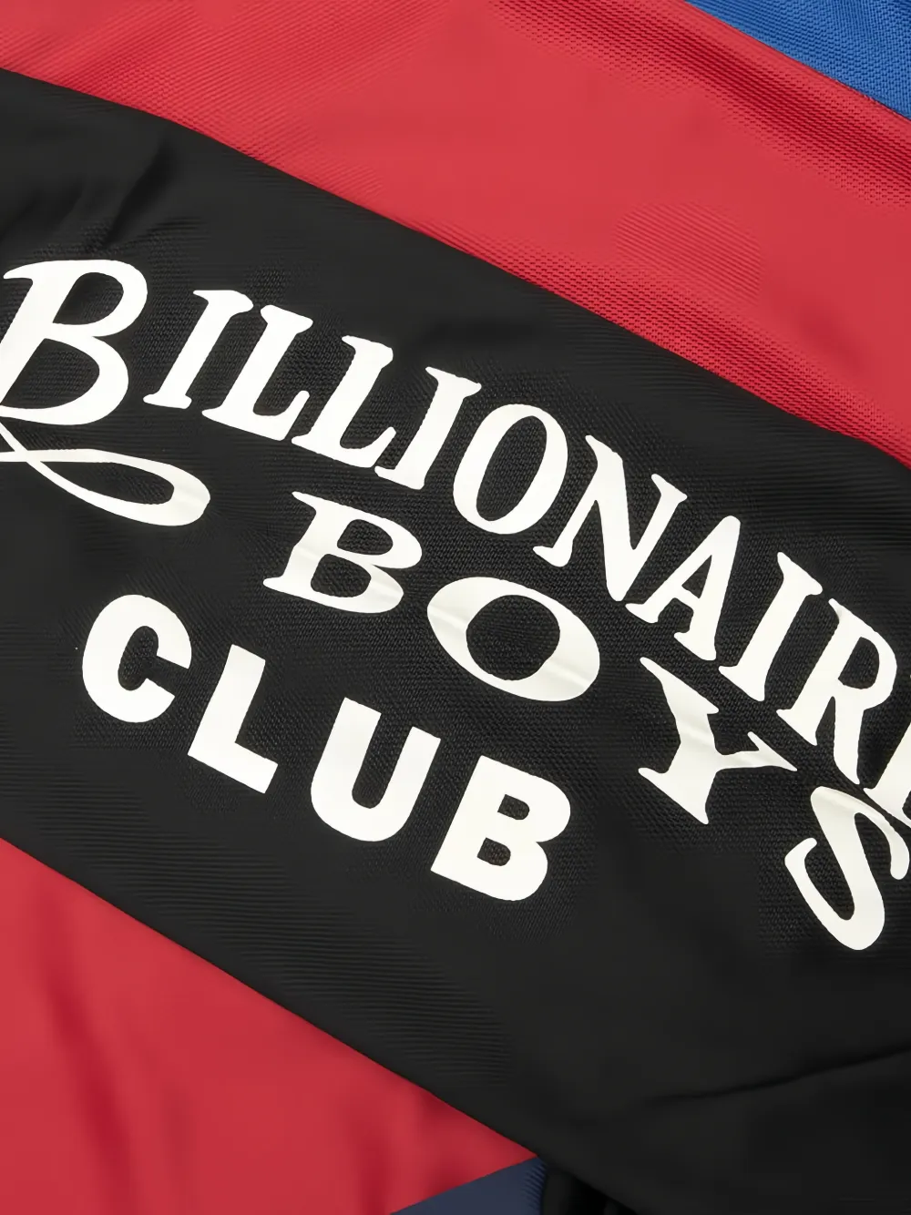 Billionaire Boys Club logo-print panelled T-shirt Rood