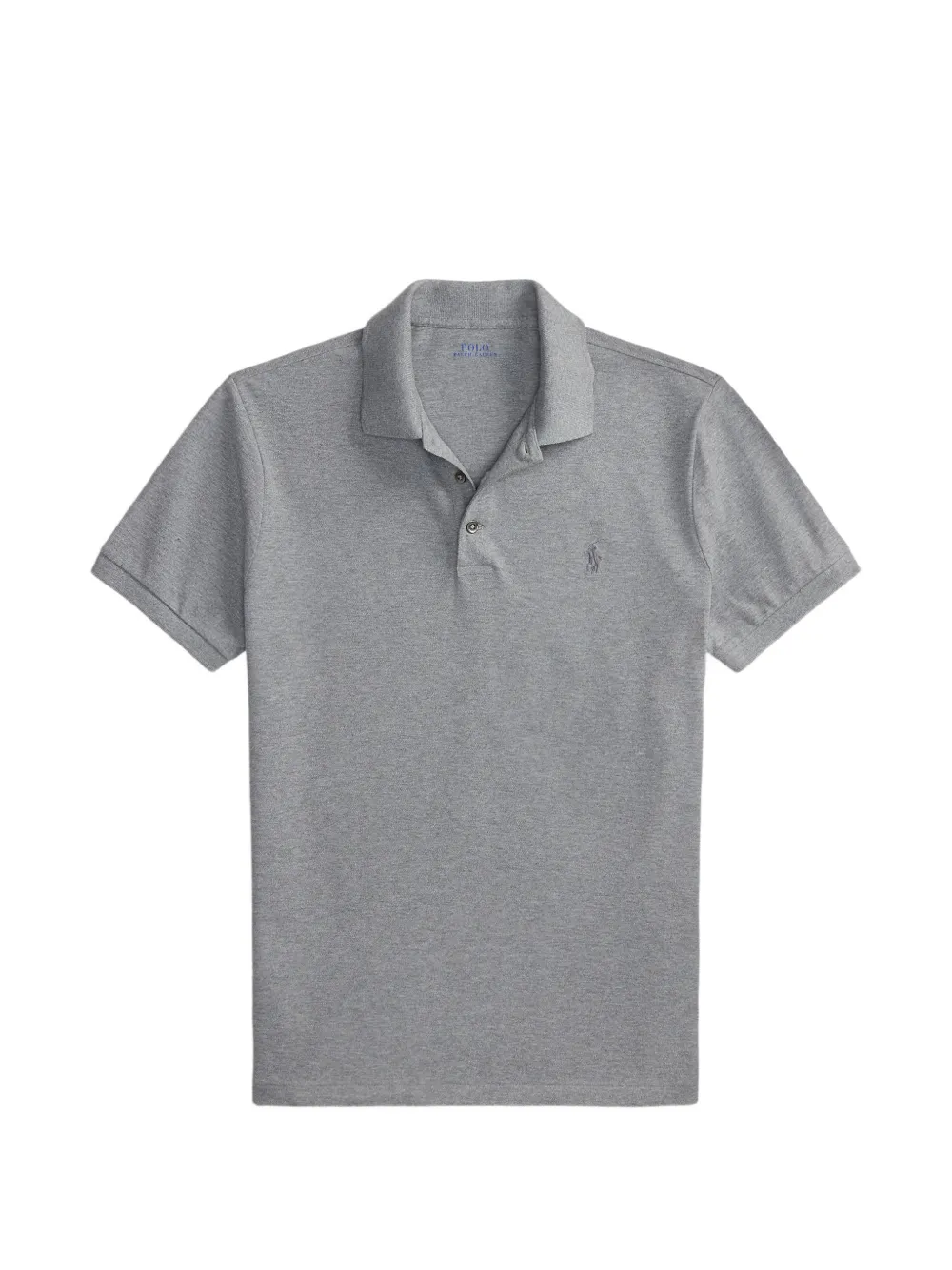 Polo Ralph Lauren custom slim-fit stretch-mesh Polo shirt Grijs