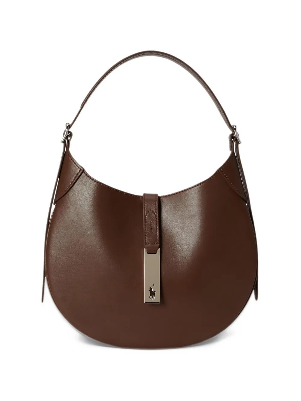 Polo Ralph Lauren Polo ID leather small shoulder bag Bruin