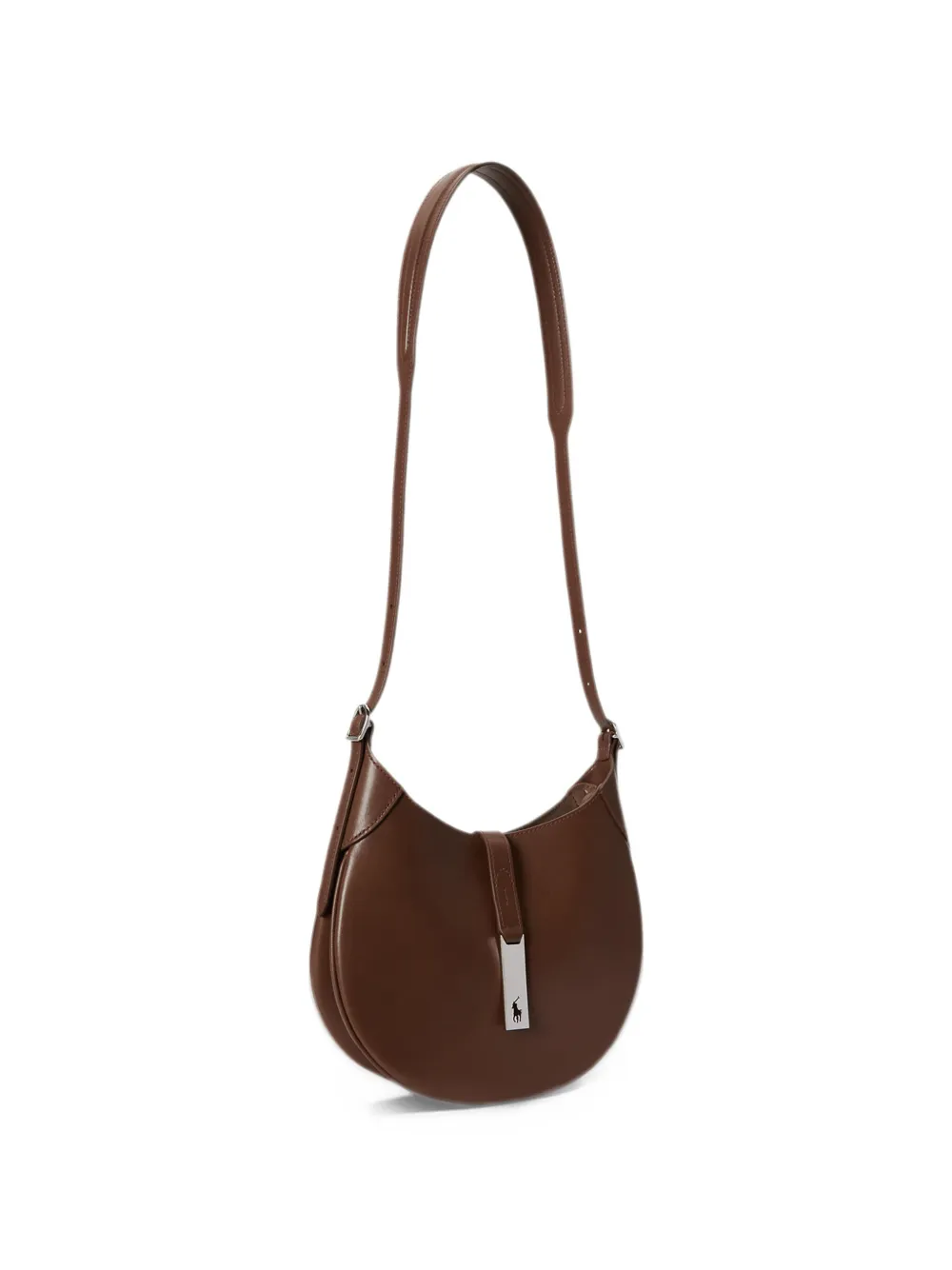Polo Ralph Lauren Polo ID leather small shoulder bag Bruin