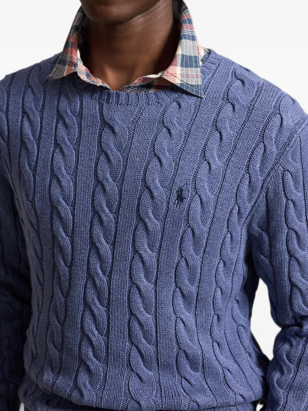 Polo Ralph Lauren cable-knit sweater Blauw