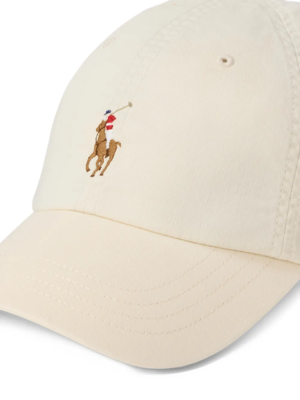 Polo Ralph Lauren Pony-embroidered baseball cap Beige