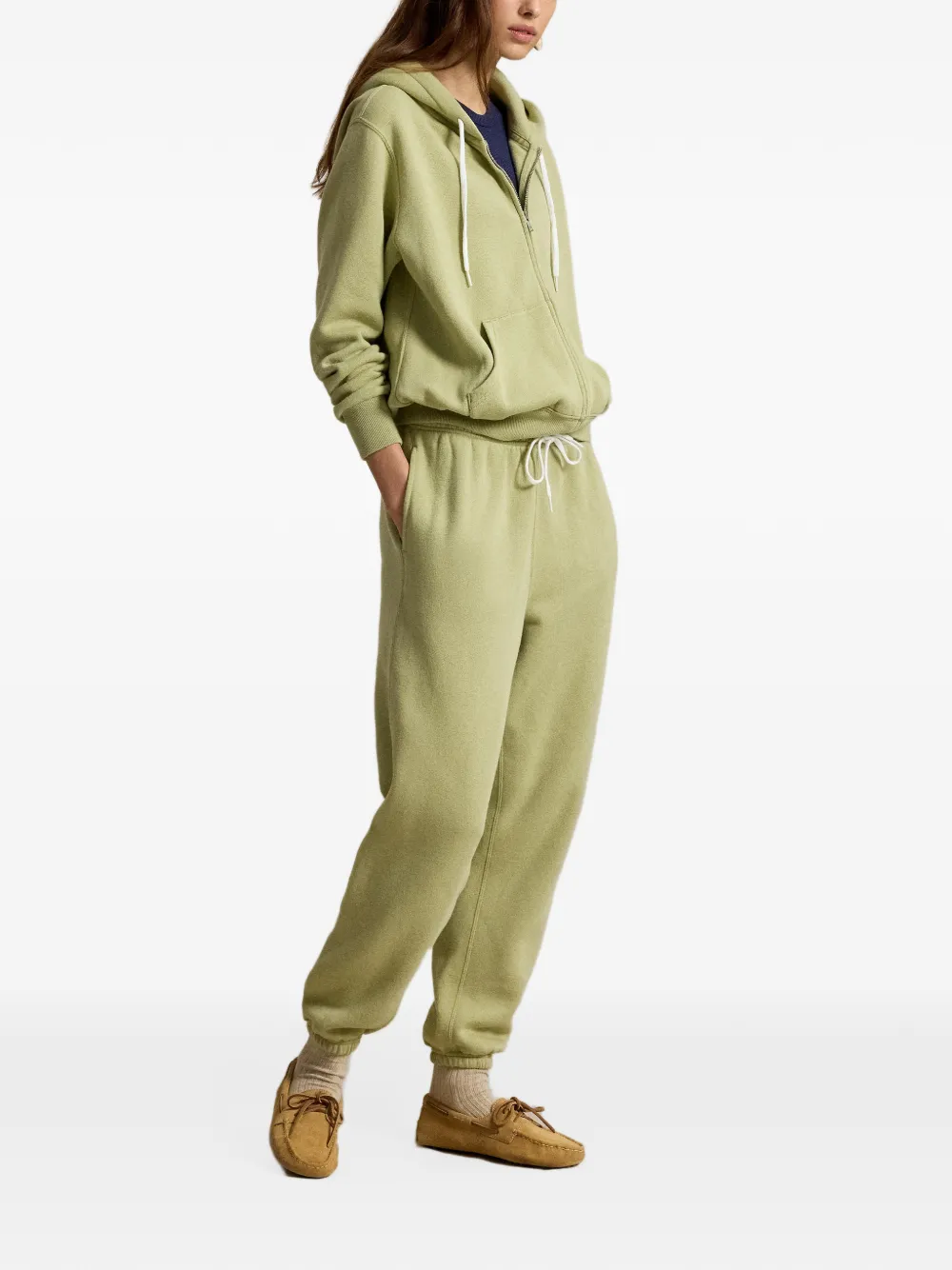 Polo Ralph Lauren full-zip fleece hoodie Groen