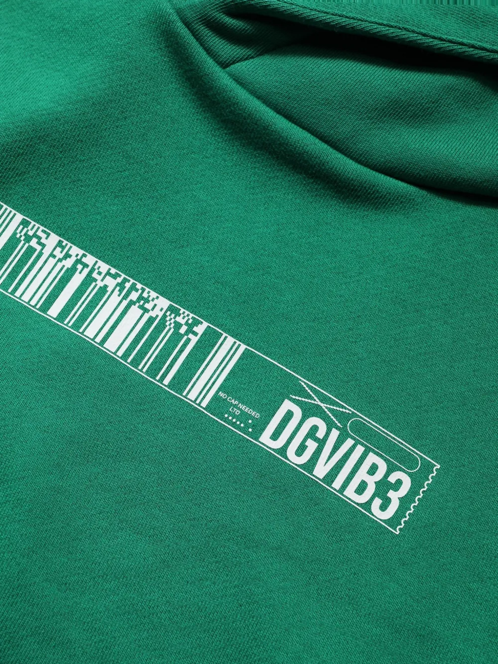 Dolce & Gabbana DGVIB3 logo-print hoodie Groen