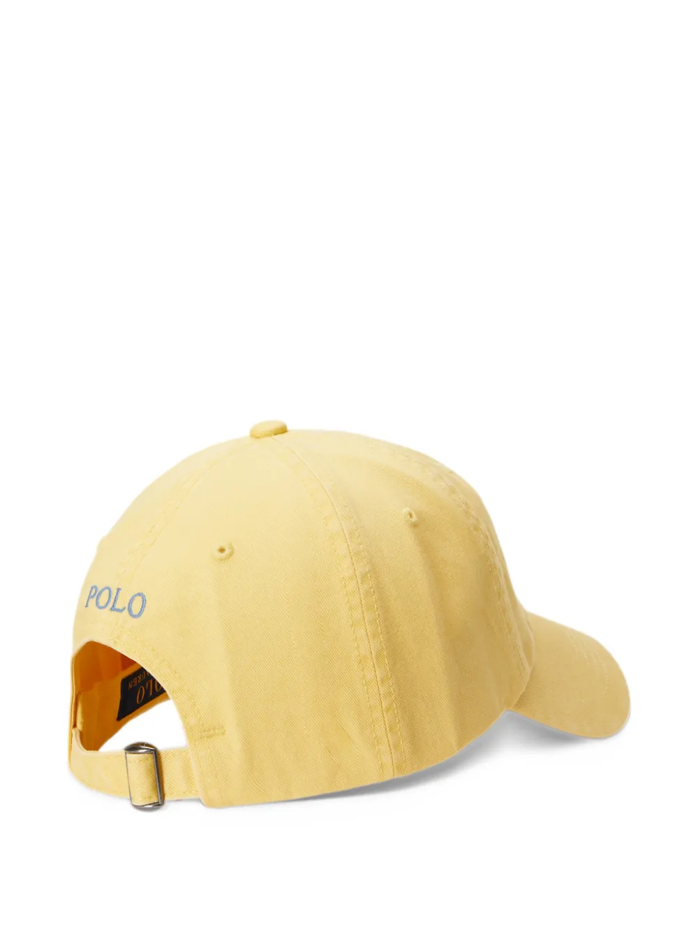 Polo Ralph Lauren Pony embroidered cotton baseball cap Geel