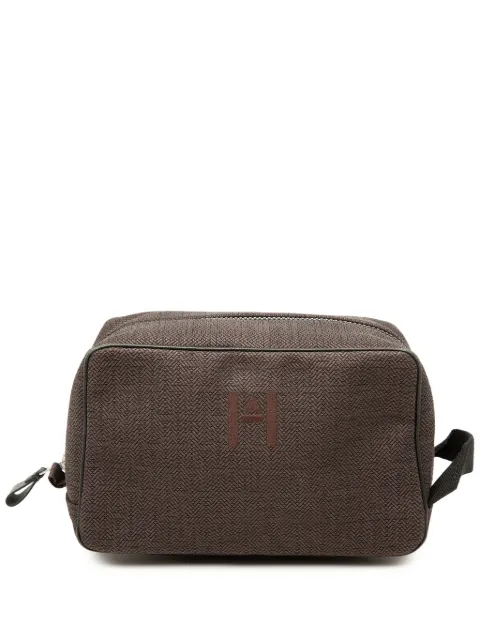 Hermès Pre-Owned 2015-2026 Canvas Globe Trotter MM pouch