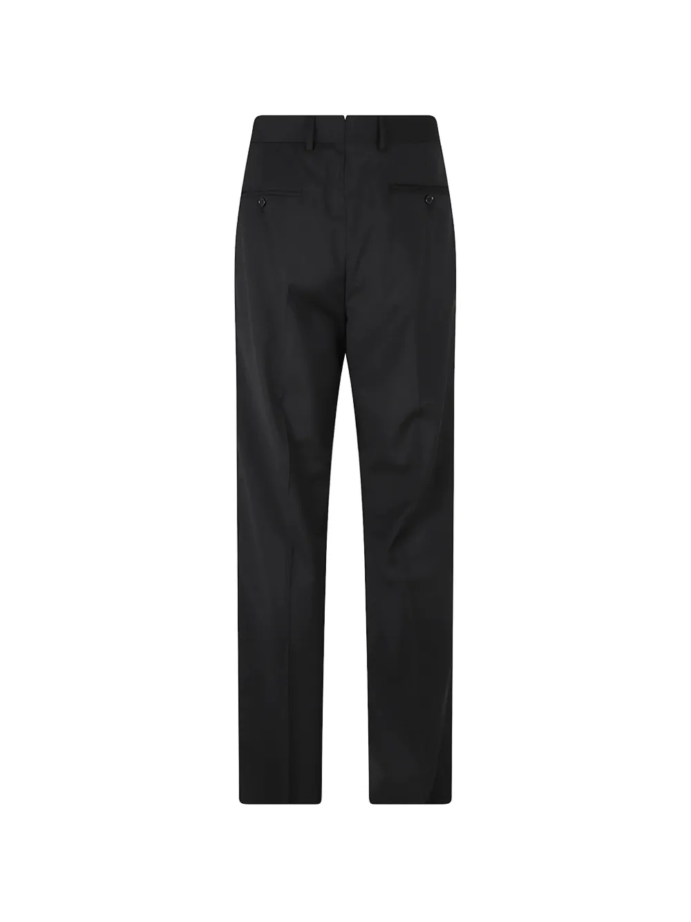 Emporio Armani Broek met toelopende pijpen Zwart