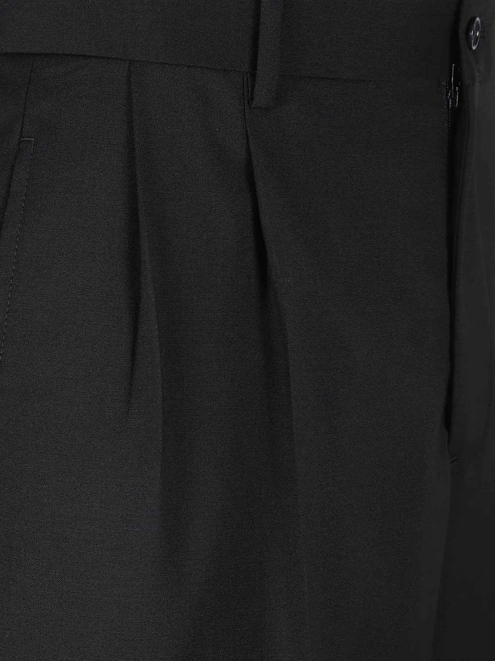 Emporio Armani Broek met toelopende pijpen Zwart