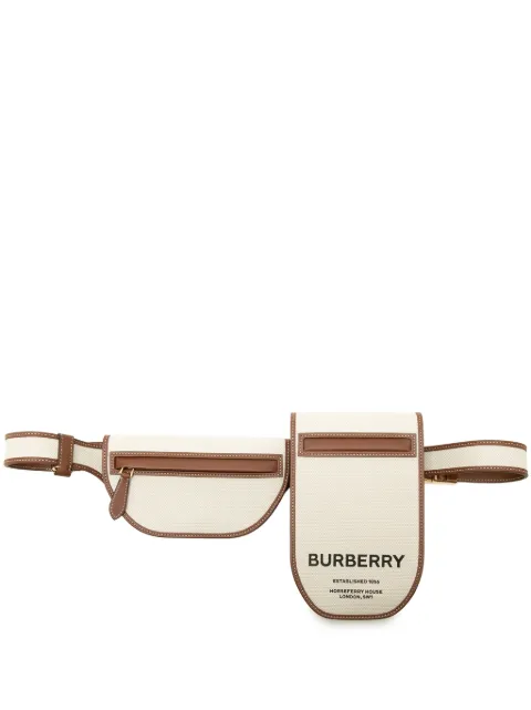 Burberry Pre-Owned 2018-2023 Canvas Logo 3 in 1 Olympia belt bag