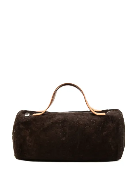 Celine Pre-Owned 20th Century C Macadam Suede handbag