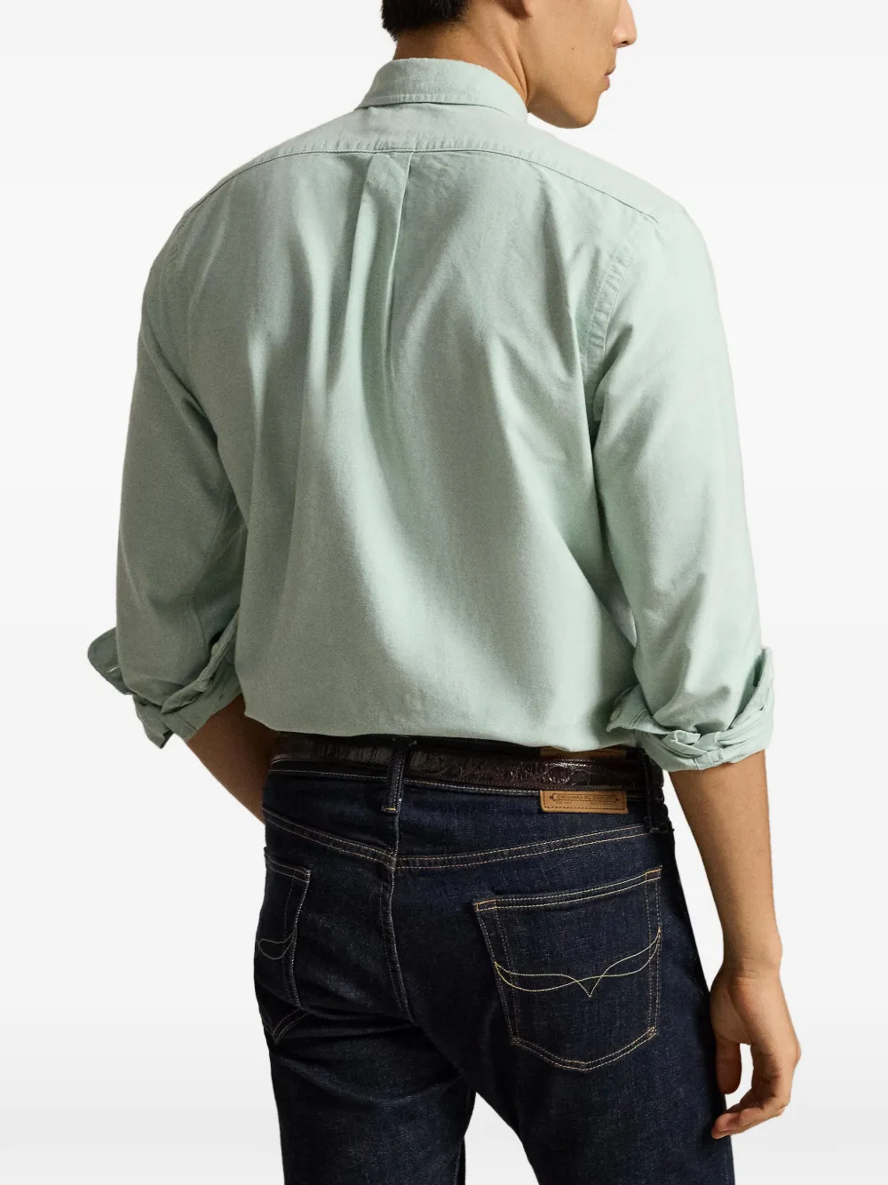 Polo Ralph Lauren the iconic Oxford shirt Groen