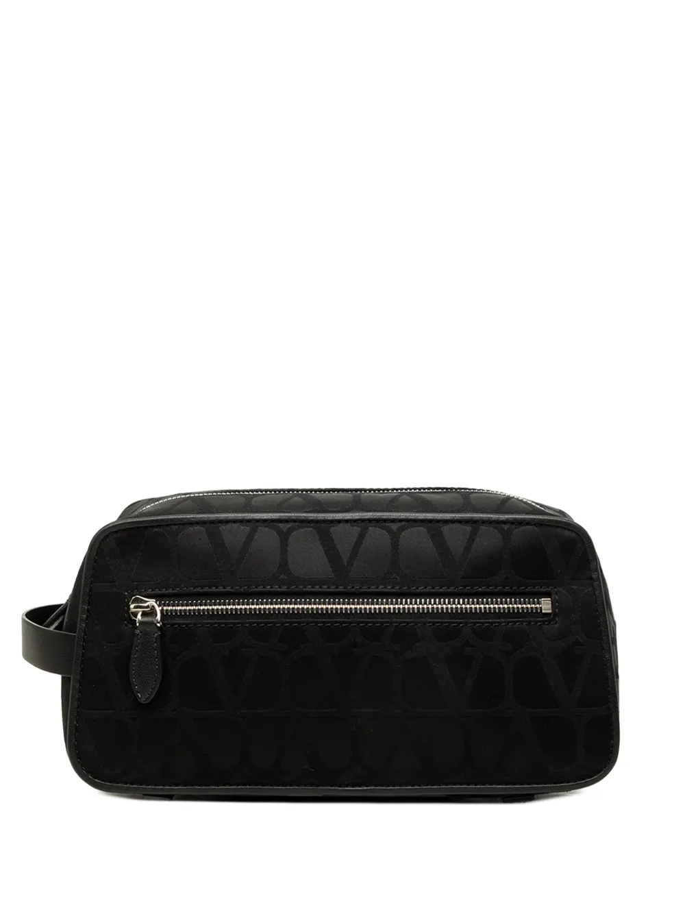 Valentino Garavani Pre-Owned 2018-2026 Toile Iconographe Wash Bag clutch bag - Black