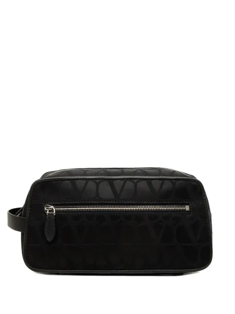 Valentino Garavani Pre-Owned 2018-2026 Toile Iconographe Wash Bag clutch bag