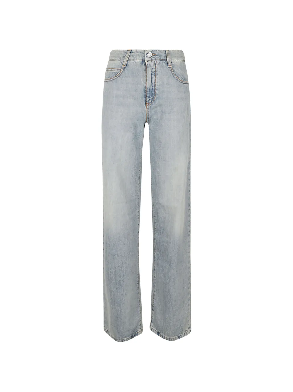 Ermanno Scervino buckled straight-leg jeans - Blu