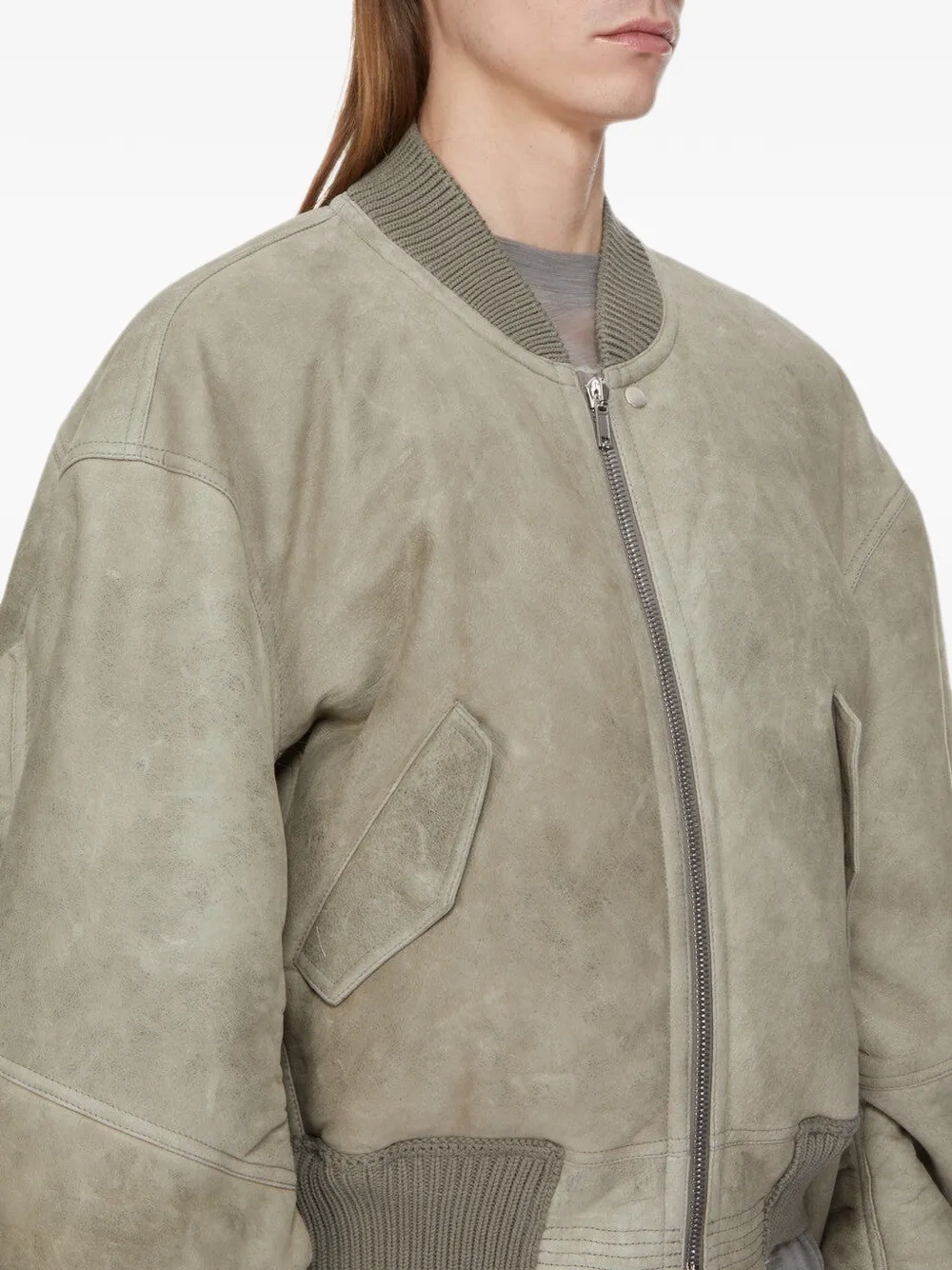 Rick Owens Secchia flight jacket Beige