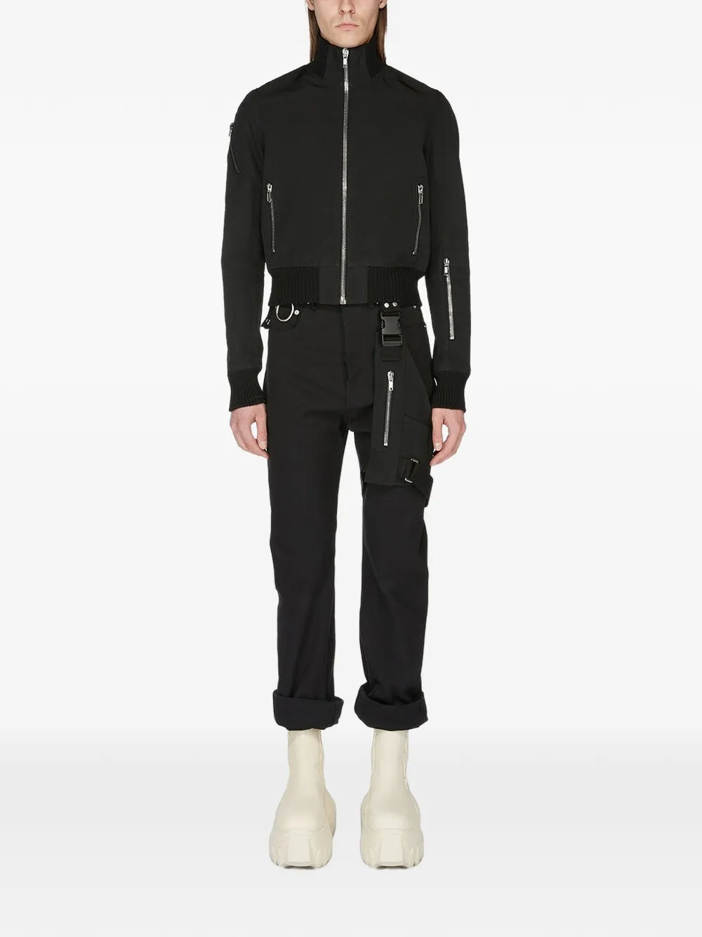 Rick Owens Holster cargo jeans Zwart