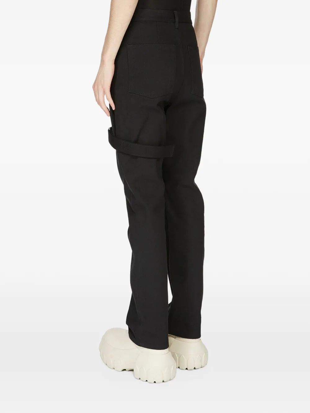 Rick Owens Holster cargo jeans Zwart