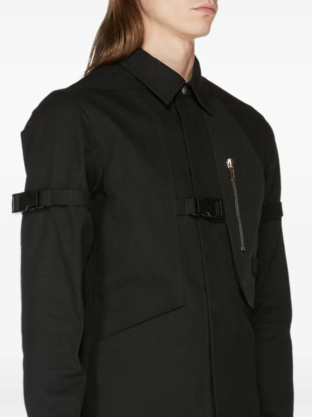 Rick Owens Rowland shirt Zwart