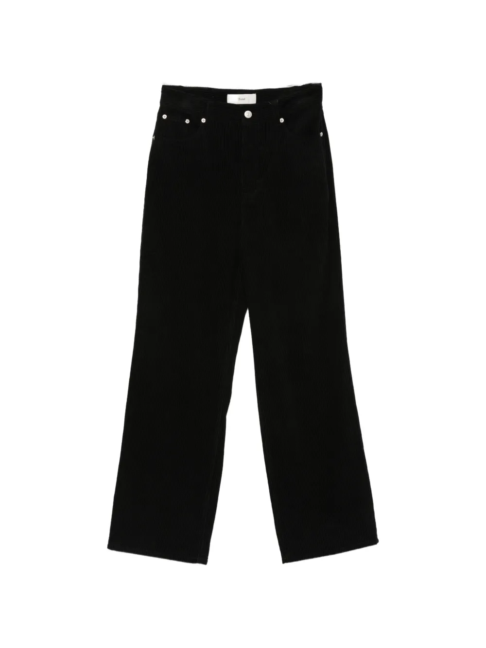 DUNST corduroy straight-leg jeans - Nero