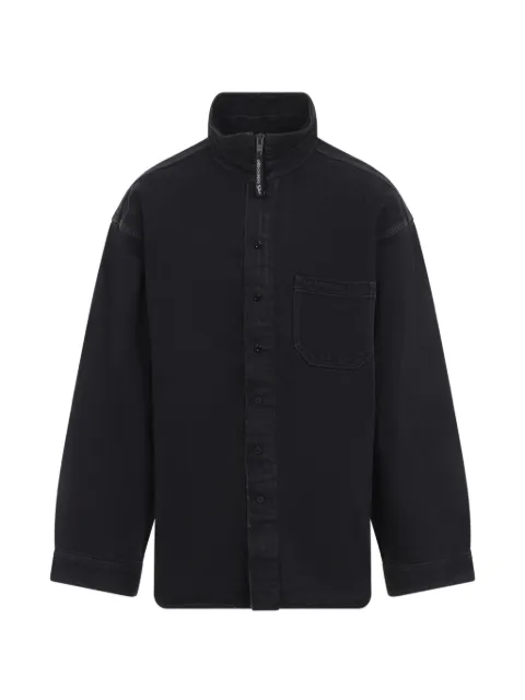 Balenciaga zip-up cotton overshirt