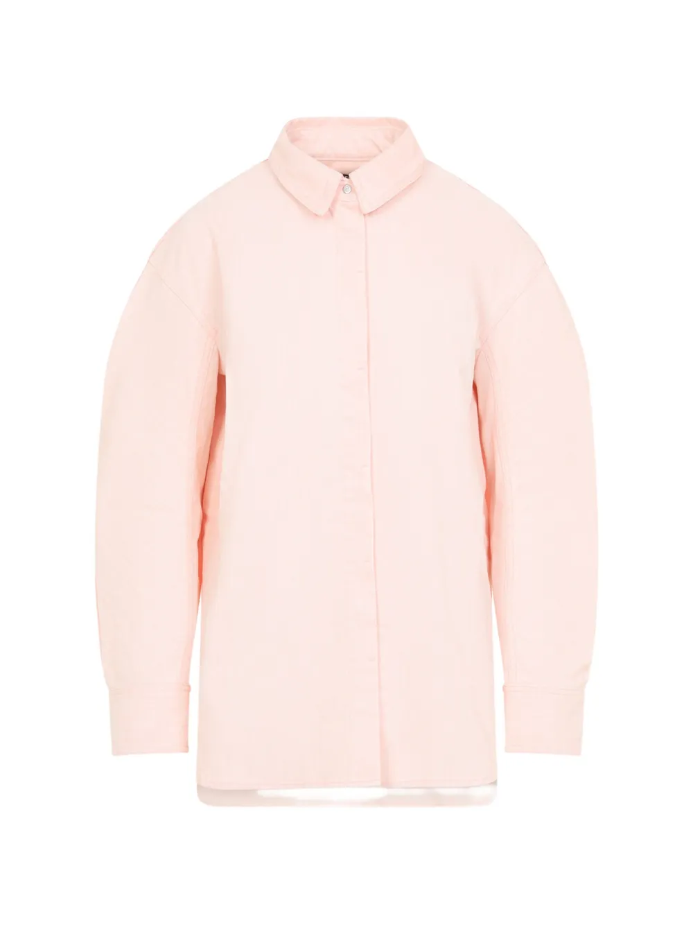 Jacquemus concealed-fastening shirt Roze