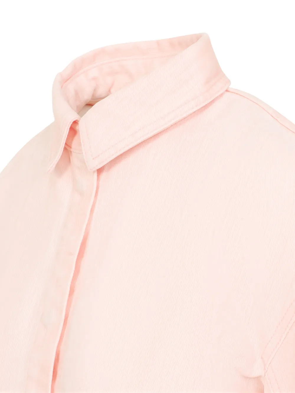 Jacquemus concealed-fastening shirt Roze
