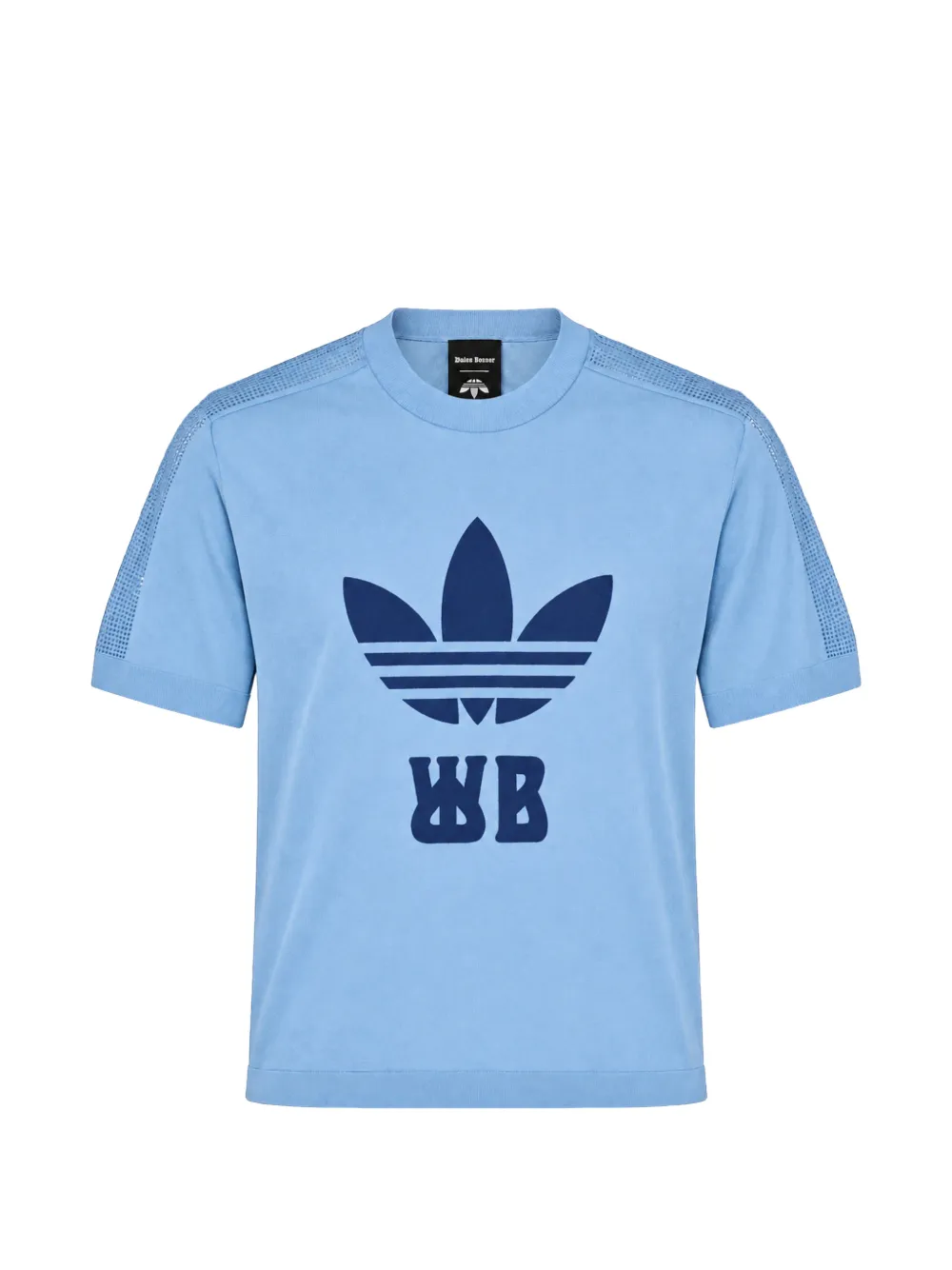 Adidas x Wales Bonner logo-print T-shirt Blauw